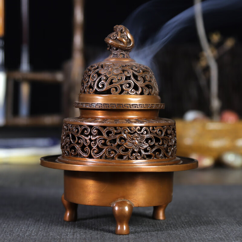 铜聚德文房四宝纯铜镇纸紫铜书法镇尺仿古实用学生书房摆件9号紫铜