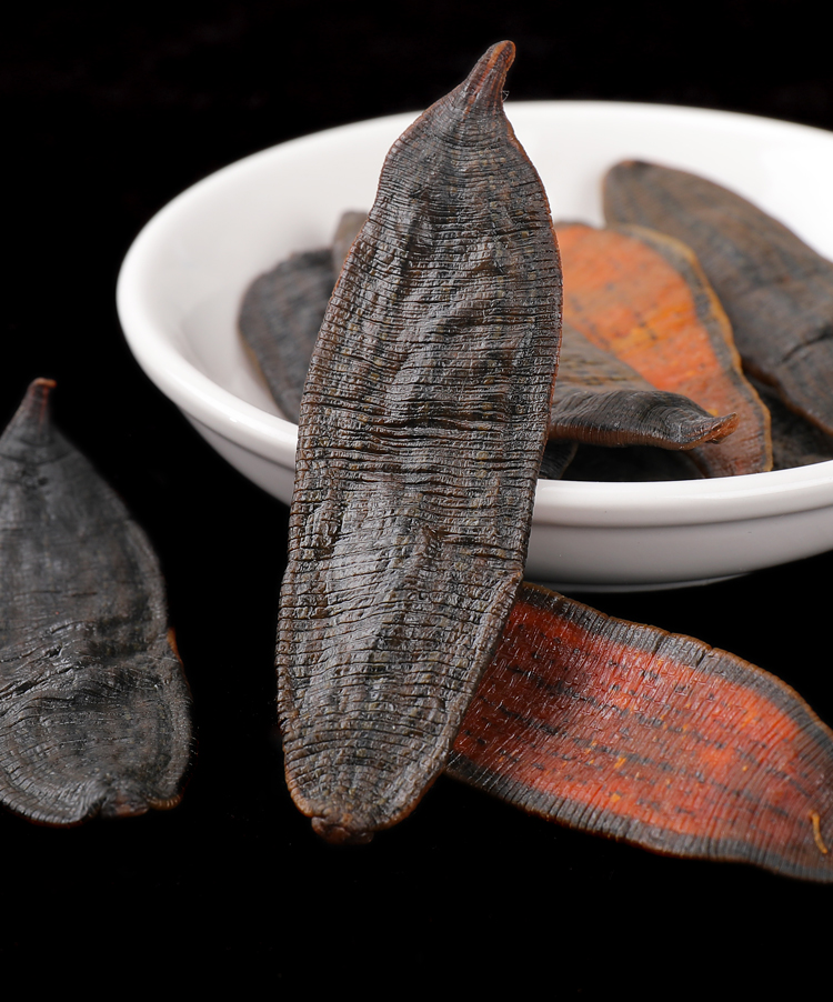 中药材野生清水水蛭干货干品蚂蟥宽体金线蛭 500克水蛭粉有盐 黑黄色