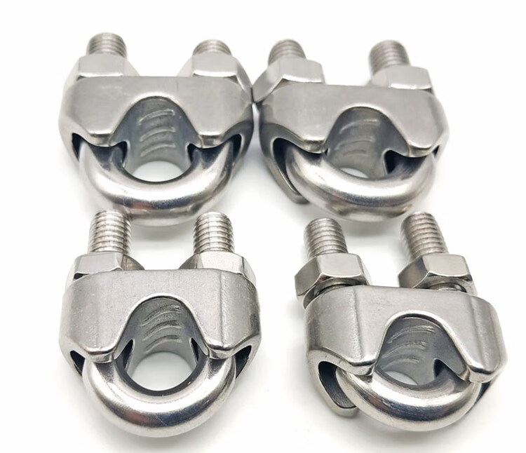 304不锈钢卡头/钢丝绳夹头u型绳卡/m6m8m10m12m14m20m22m24 m3【1个】