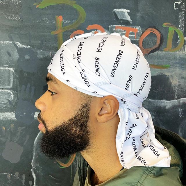 京选优品hiphop个性头巾搞品牌嘻哈多功能黑人头巾durag说唱歌手配饰