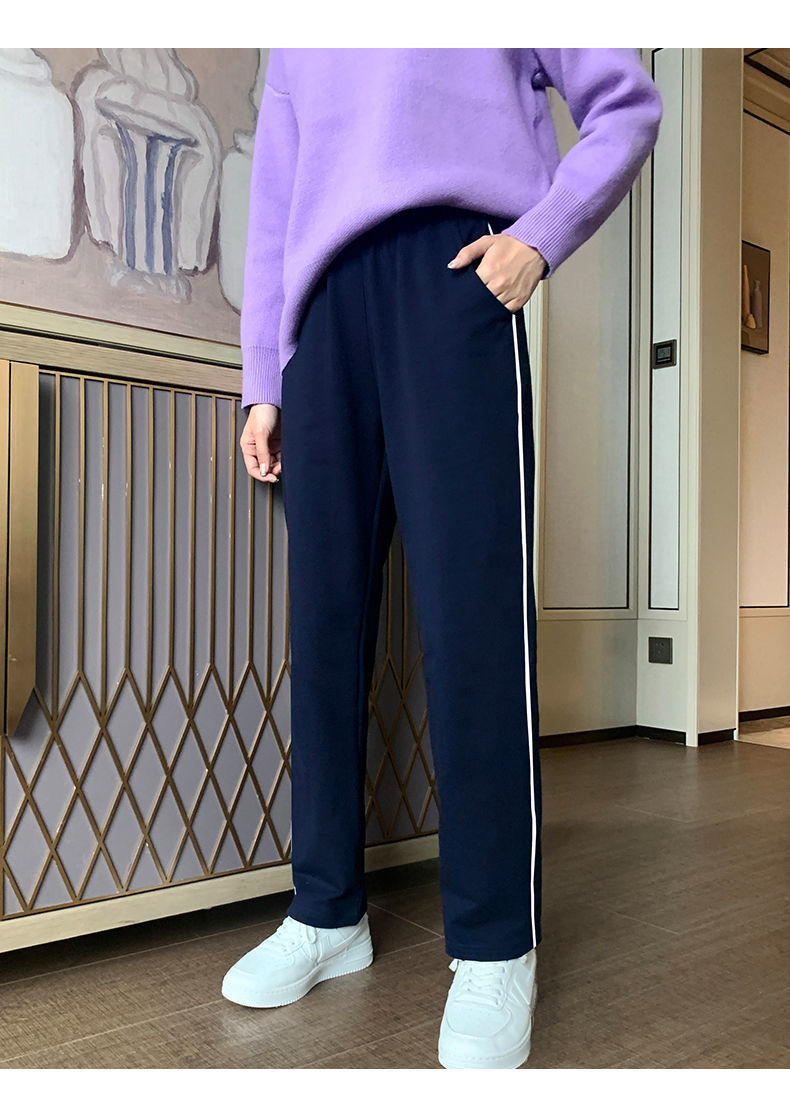 奇骏鼠适合1-16岁小孩子小女孩夏天穿的校服裤子中学生一条杠两道杠