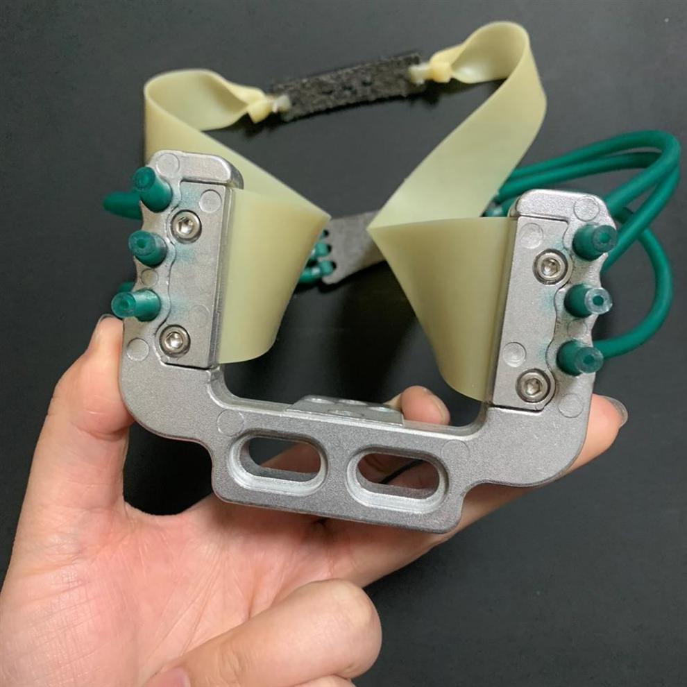 新款升圆皮扁皮两用加宽大撑头猫头鹰可用弓头适用各种弹弓配件 多用