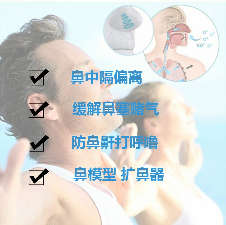 鼻中隔偏曲矫正隆鼻后支撑定型扩张歪鼻孔止鼾通气鼻小柱修复器软中硬