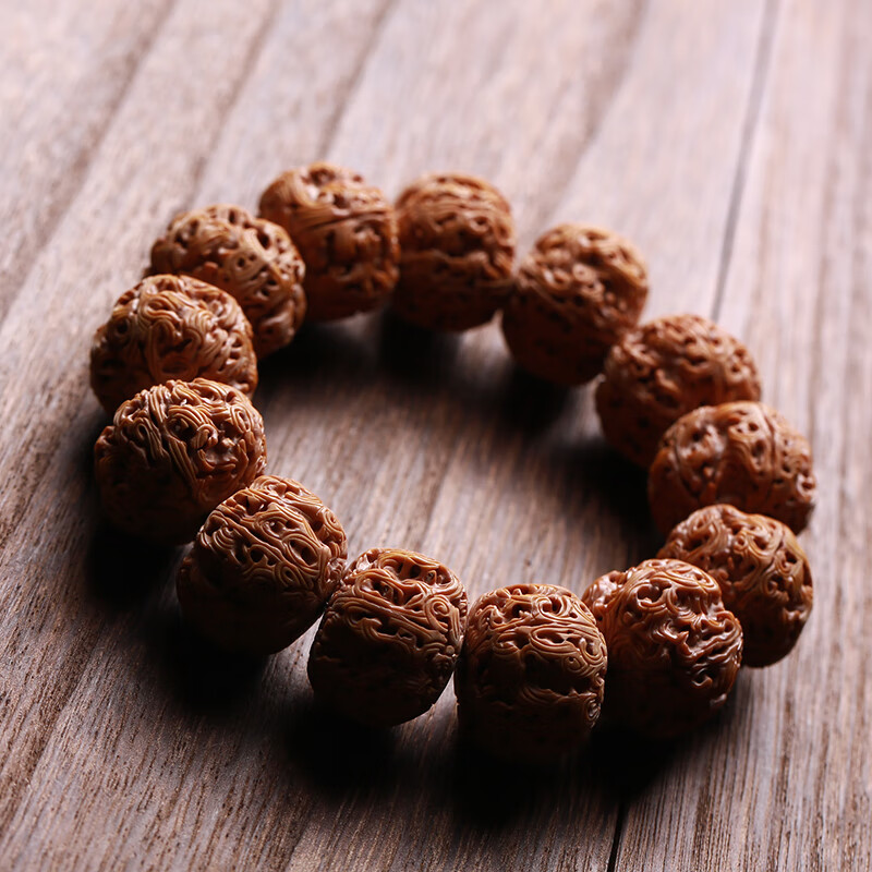 狮子头文玩菩提子手串藏式天然祥云龙珠大金刚菩提手串男女文玩菩提籽