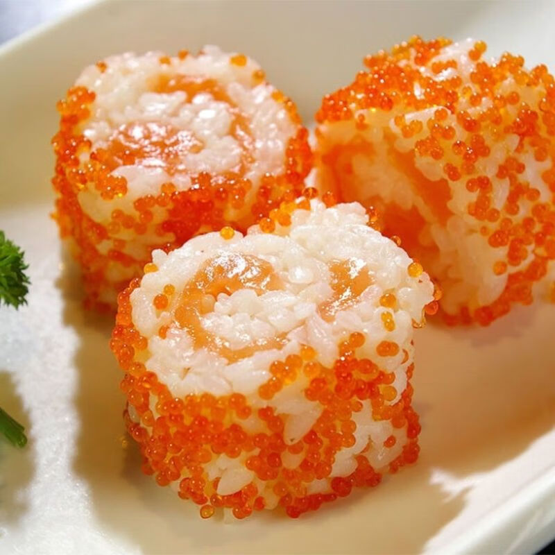 寿司新鲜红鱼籽飞鱼籽红寿司红蟹籽即食日料专用红鱼籽鱼籽酱蟹籽