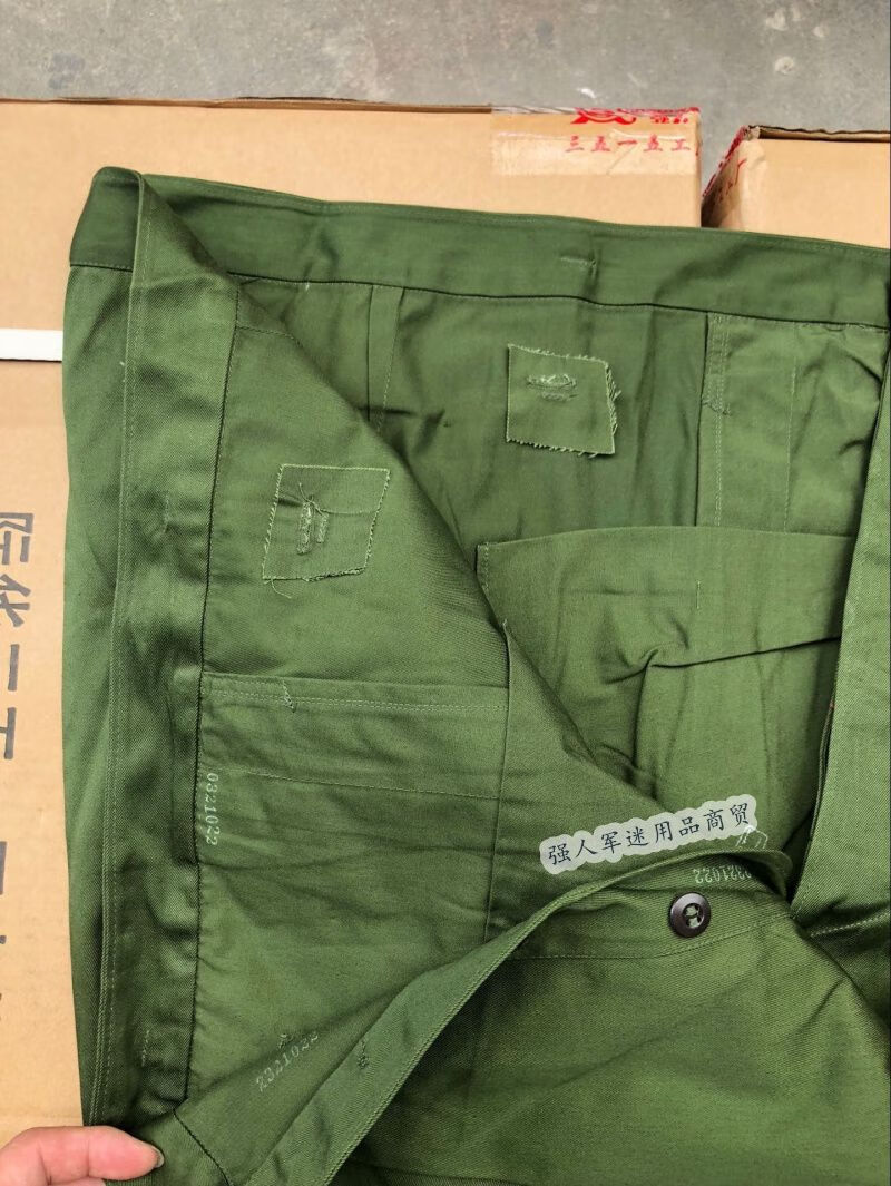 怀旧收藏库存老款87式涤卡冬冬季涤卡军绿外套 棉袄罩衣库存老式服装