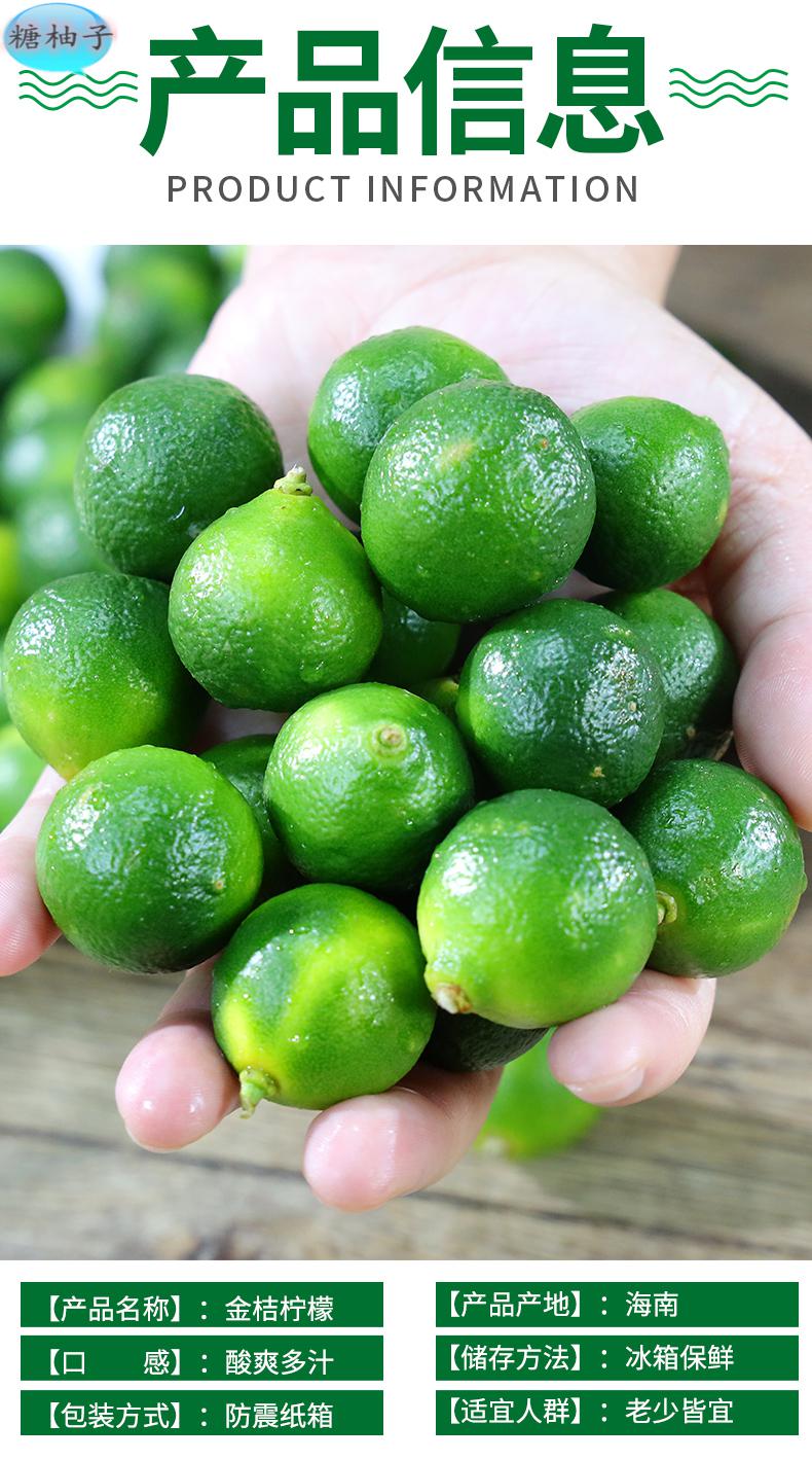 海南小青柠 小 青金桔新鲜应当季柠檬果 5斤 精选果【图片 价格 品牌