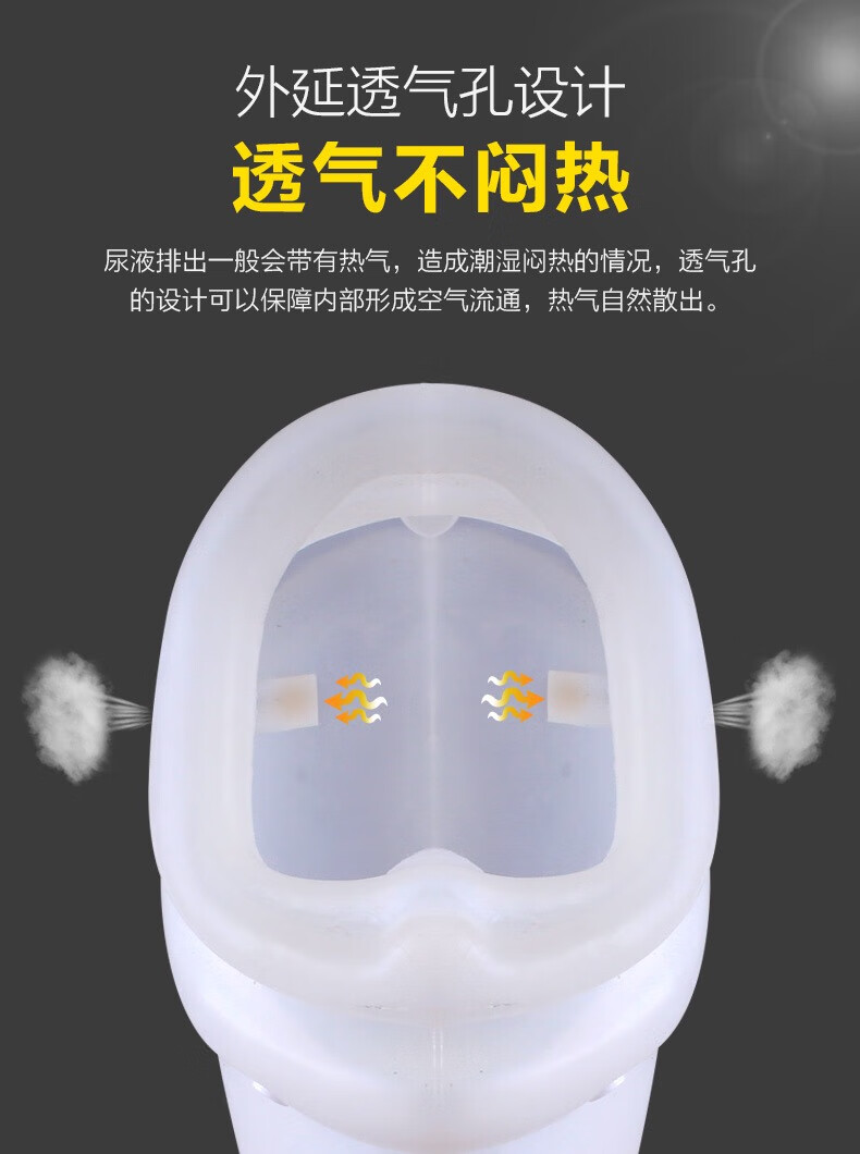 可孚 接尿器男女卧床老人防漏硅胶密闭式尿壶三角裤尿裤老年人专用