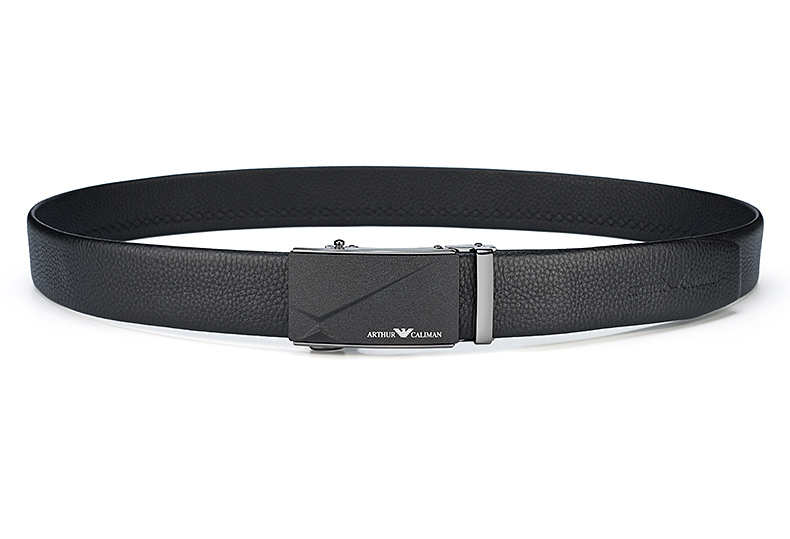 优选好物哭泣腰带男士皮带真自动扣牌腰带青年商务裤带经典款银色礼盒