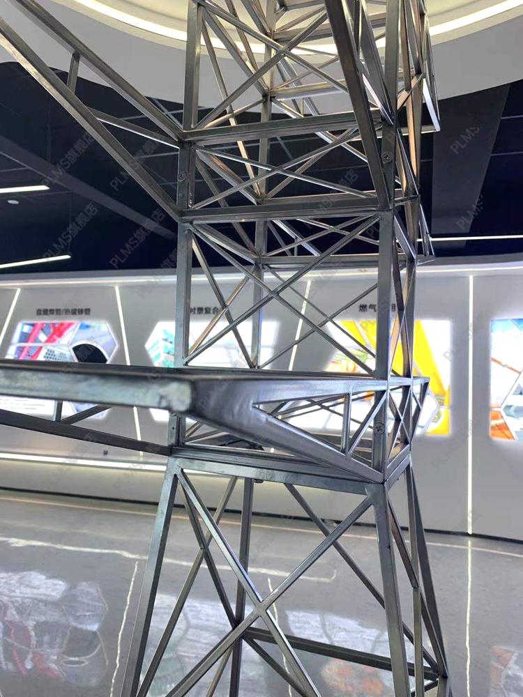 电力铁塔模型订制铁艺输电线路雷达装饰铁塔高压电线塔模型电力通信塔