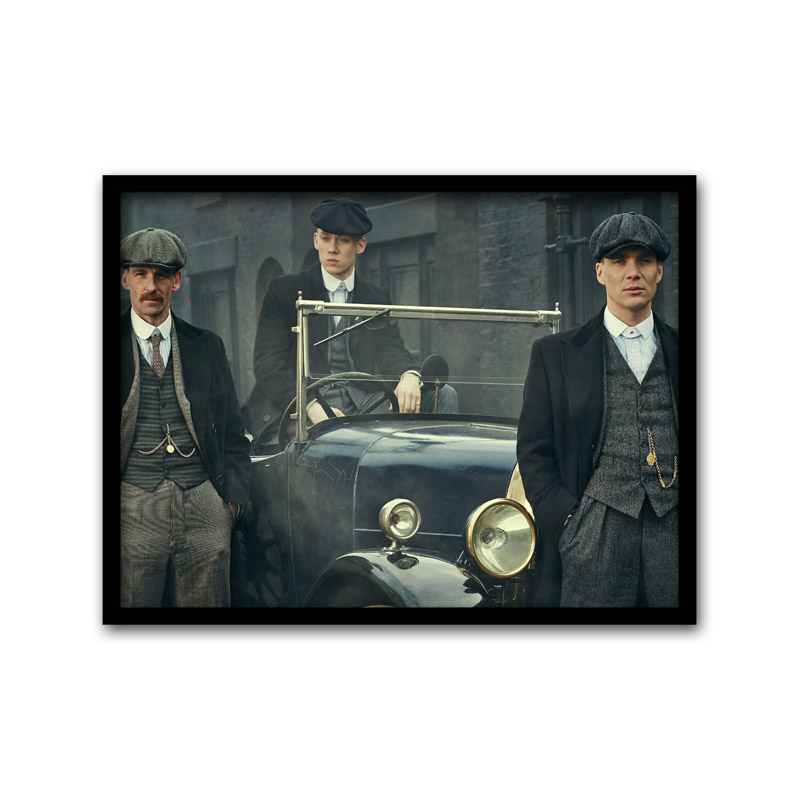 浴血黑帮电影海报装饰酒吧咖啡厅音乐餐厅挂画复古怀旧剃刀党壁画 18