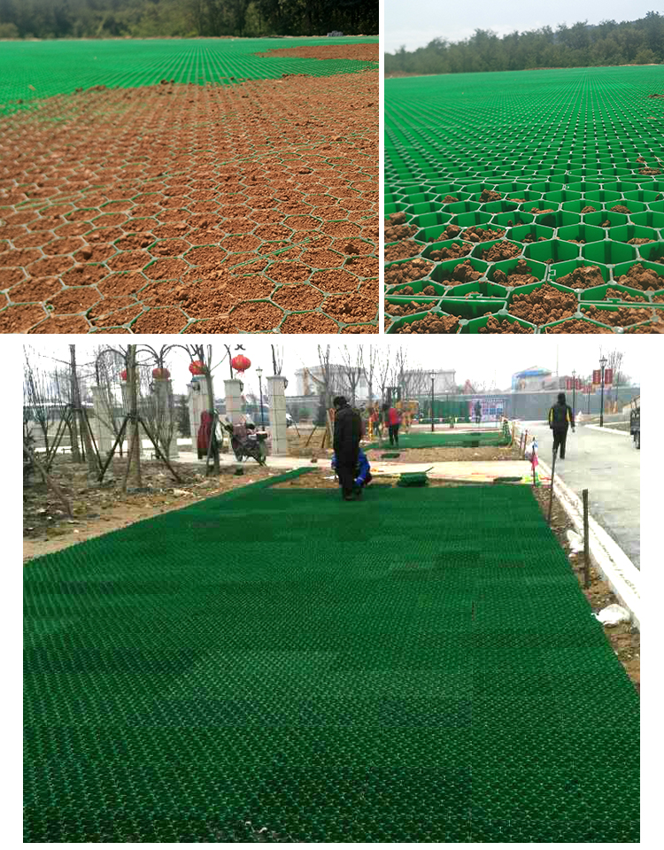 鹿凌青植草格塑料停车场专用消防通道植草砖园林草坪绿化护坡草坪砖