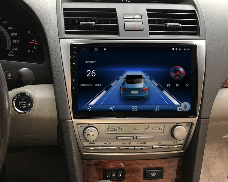 适用于 06-11款丰田经典凯美瑞中控显示大屏安卓智能导航一体机倒车