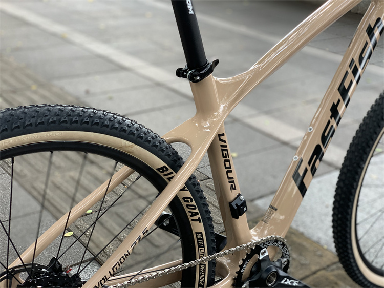 5寸fastfish碳纤维12速爬坡版山地车气叉油刹轻量自行车 蓝图12速140