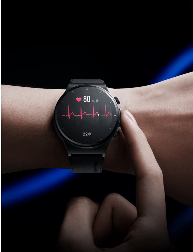 华为华为手表watchgt2proecg运动智能手表蓝宝石镜面心电图nfcgt2proe