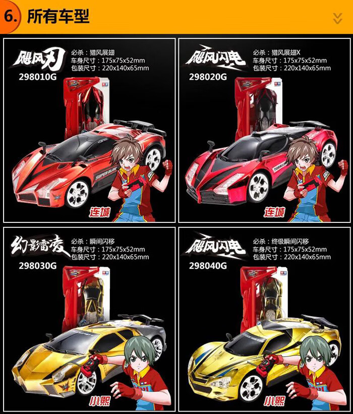 【高端品质】雷速登遥控车 雷速登闪电冲线3竞技版赛车无变速锂电漂移