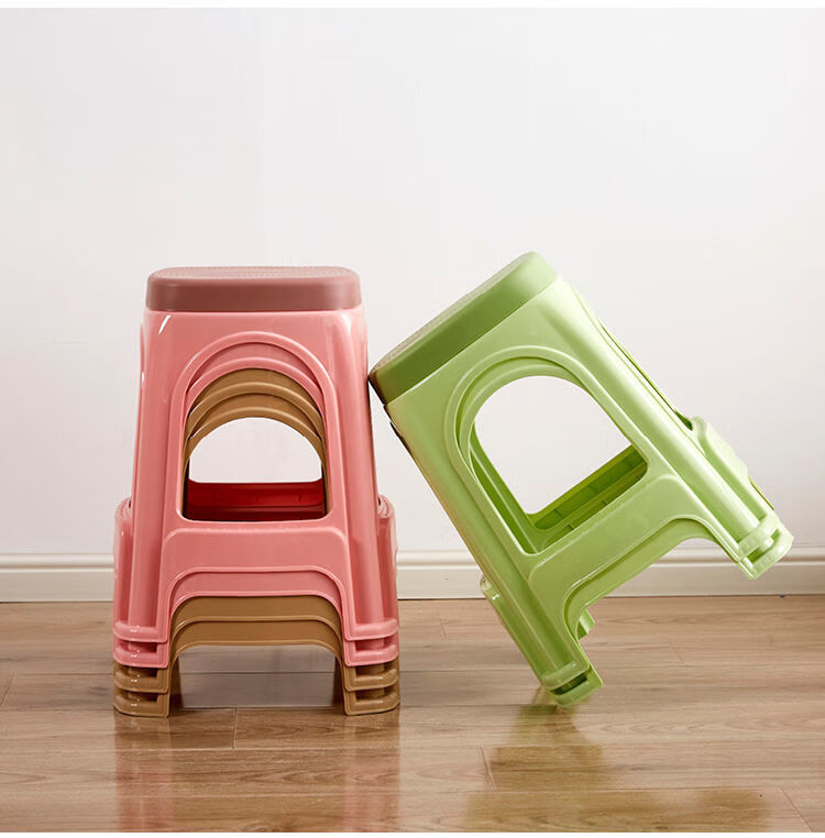 加厚塑料凳子家用板凳高凳时尚简约客厅餐桌塑胶椅经济型胶凳椅子加厚