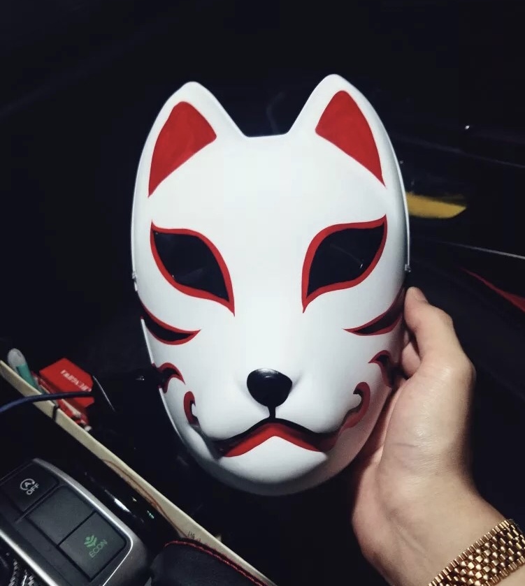 火影忍者面具 火影忍者暗部卡卡西面具 cosplay道具 花色