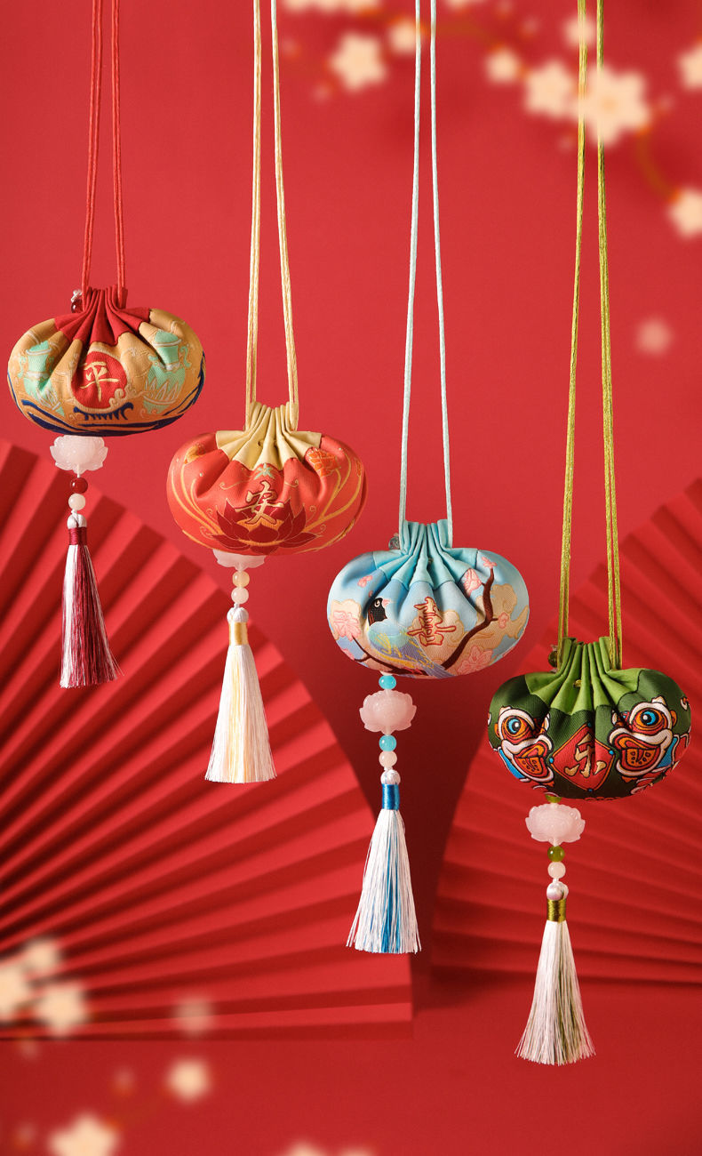 端午节香囊驱蚊香包国风香袋端午diy材料中药包随身挂件礼品 新款国风