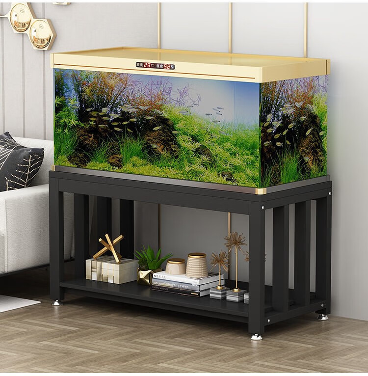 60小米(mi)生态同款鱼缸柜子 底柜放架子桌子承重铁艺多层铝合金