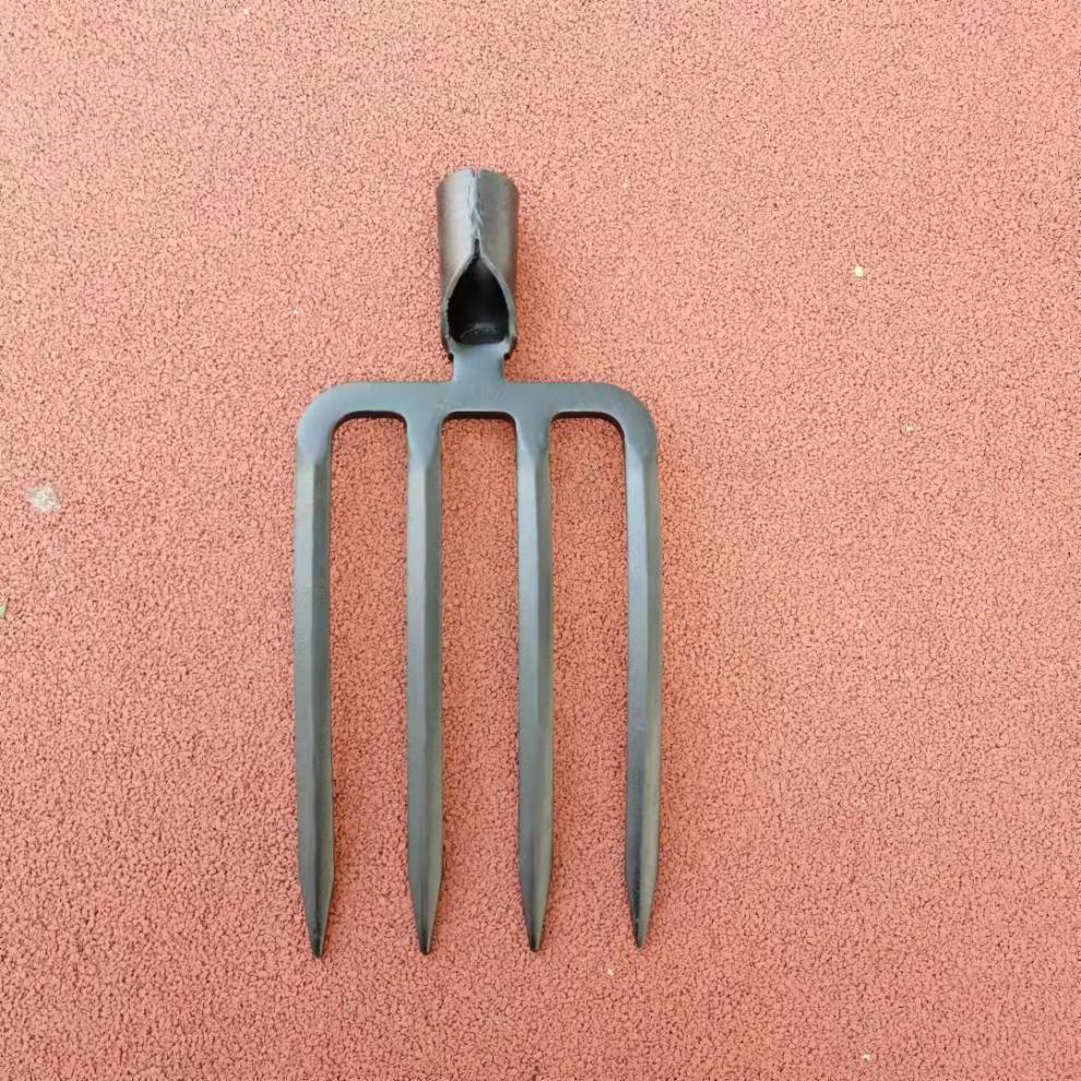 锰钢辊锻一体加厚四齿叉子翻地钢叉挖葱挖大姜红薯农用工具大全 奔新