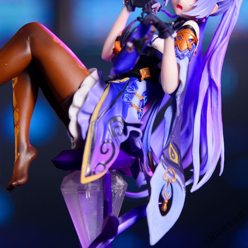 刻晴霆霓快雨原神版西风骑士团模型动漫二次元摆件礼物神孩子刻晴高约