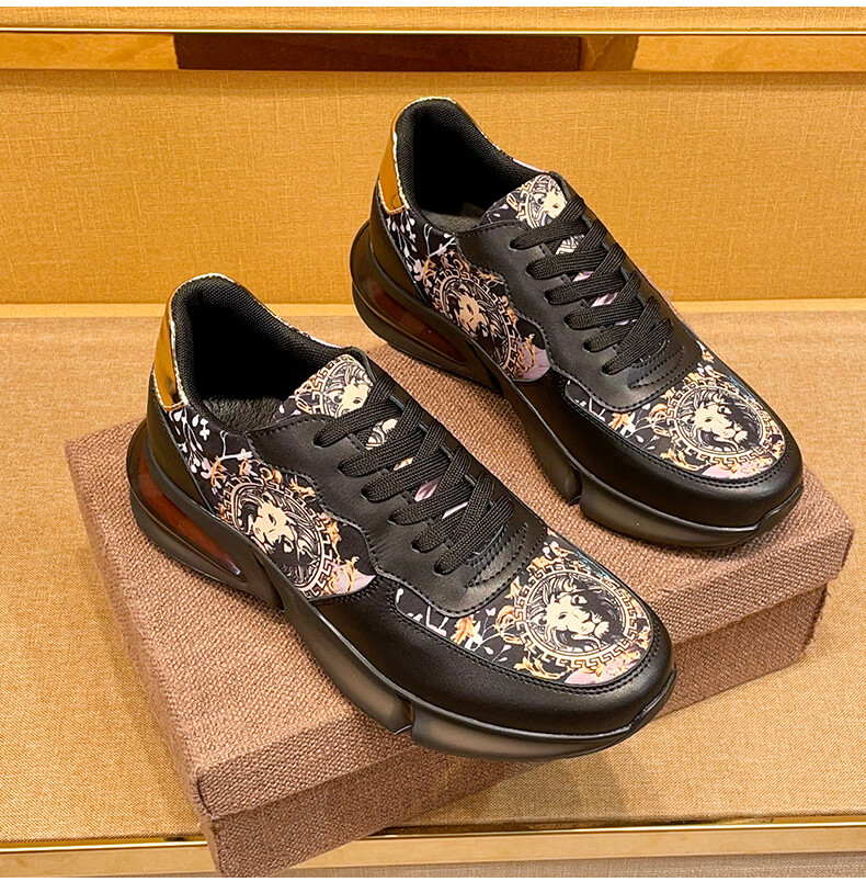 巴伯利 巴布瑞 tb欧洲站男鞋夏季高端透气涂鸦老爹鞋男ins潮气垫减震