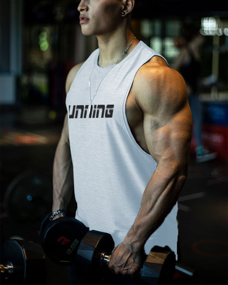 支持国货李宁夏季新款肌肉速干潮牌背心ins显身材健身服运动排汗透气