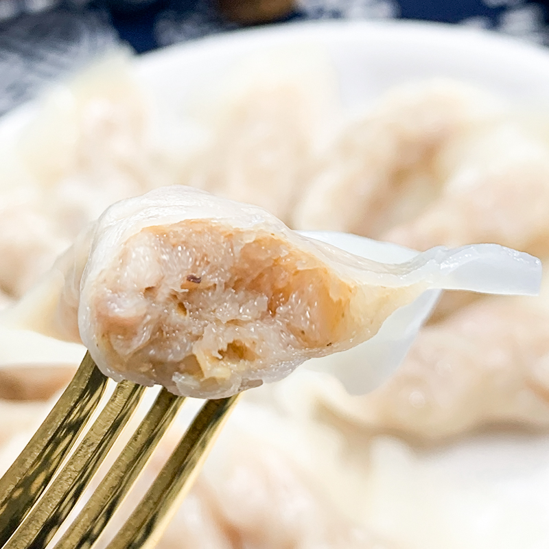 嗑嗑龙 和兴鱼皮饺 350g 和兴速冻鱼皮角顺德凤城特产鱼皮饺 火锅水饺