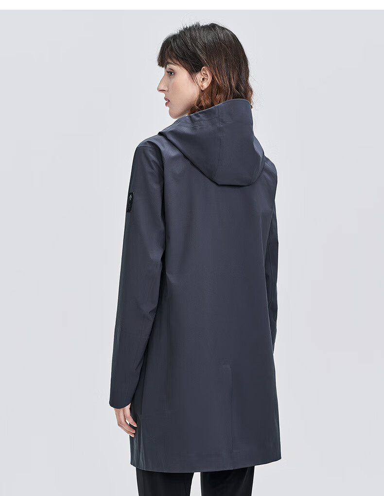 descente迪桑特dualis都市通勤女子梭织外套d1432djk36浅灰色lgm165