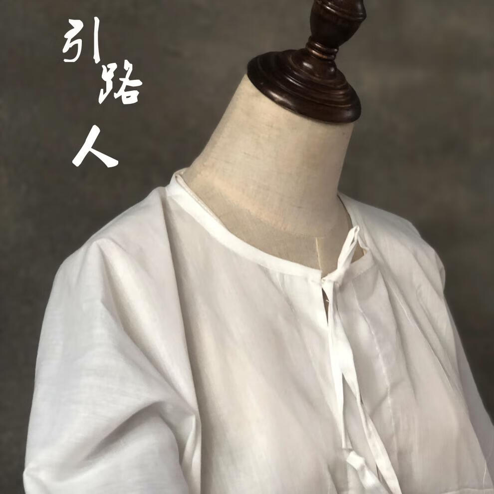 麻衣白事 引路人麻衣孝服孝衣传统白事服装孝子衣服披麻戴孝丧服丧葬