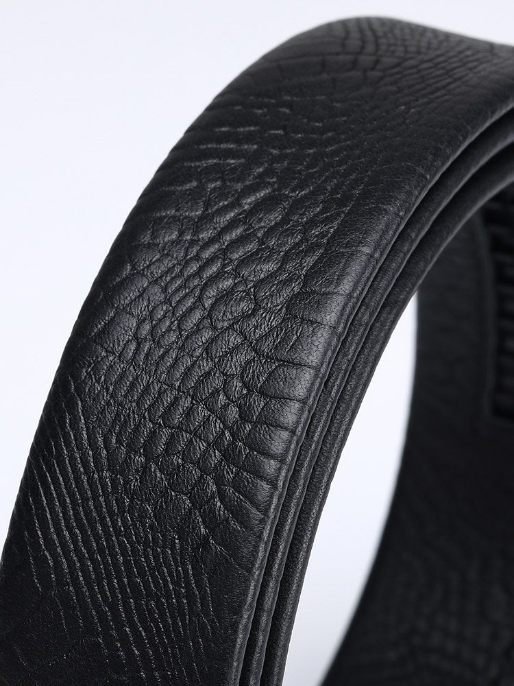 卓梵 阿玛尼无头皮带男条真皮头层牛皮腰带自动扣男士不带头裤带情人