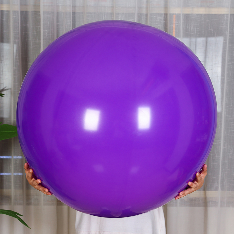 聚彤 大气球防爆36寸加厚 36寸气球加厚纯色户外开业广告飘空正圆形