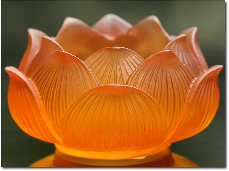 琉璃悟禅小观音佛像摆件迷你观世音菩萨莲花座家居桌面禅意摆设 白色