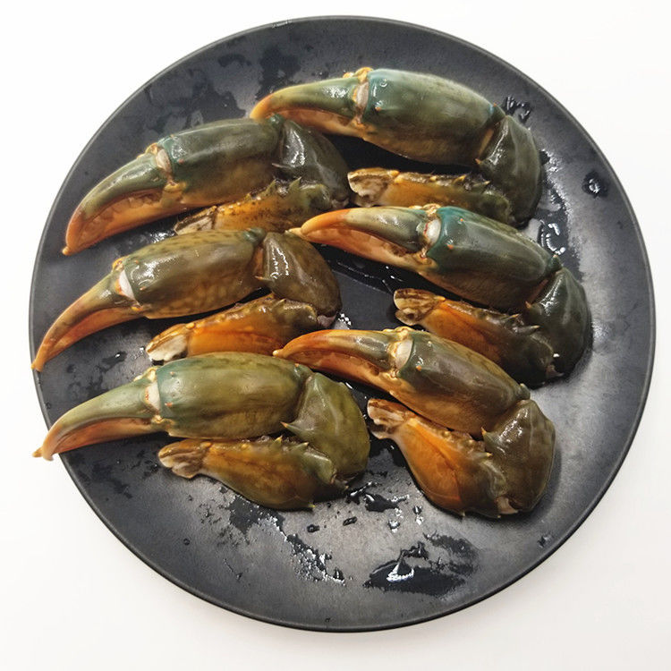 新鲜大青蟹脚蟹钳 梭子蟹醉蟹钳非麻辣罐装即食香辣蟹脚肥 250克(5-7