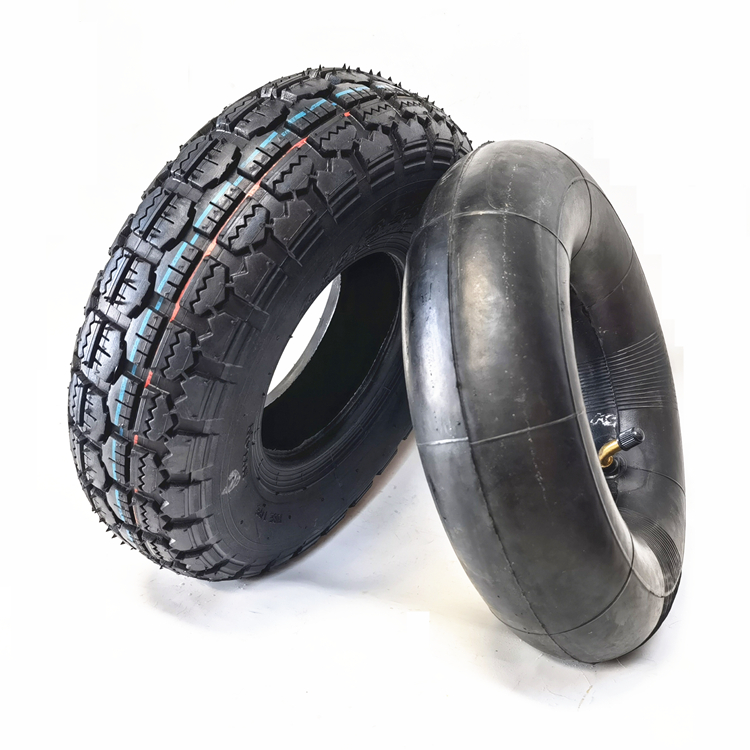 00-5老虎车里外带12寸加厚充气轮胎内胎外胎 4.