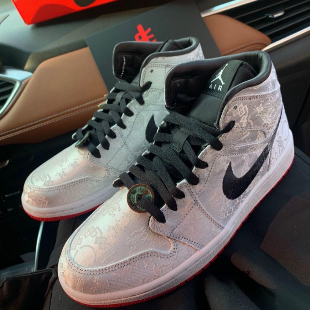 陈冠希联名白丝绸学生百搭潮流高品质男女同款篮球鞋 aj白丝绸高帮 v