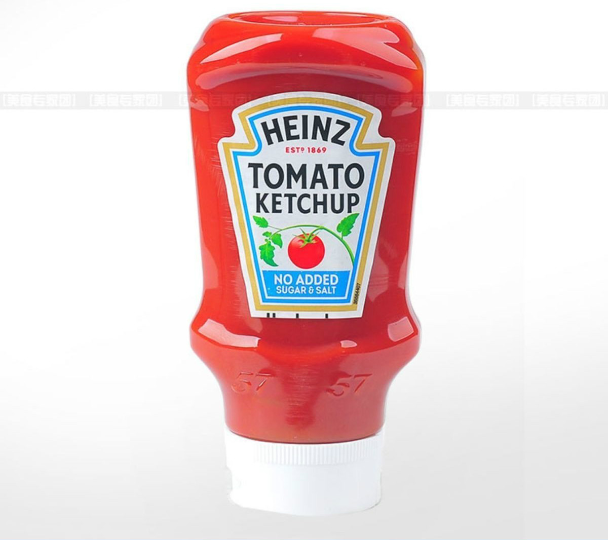 英国heinz亨氏番茄酱无糖盐低脂酱料沙司意面汉堡西餐披萨番茄酱0脂