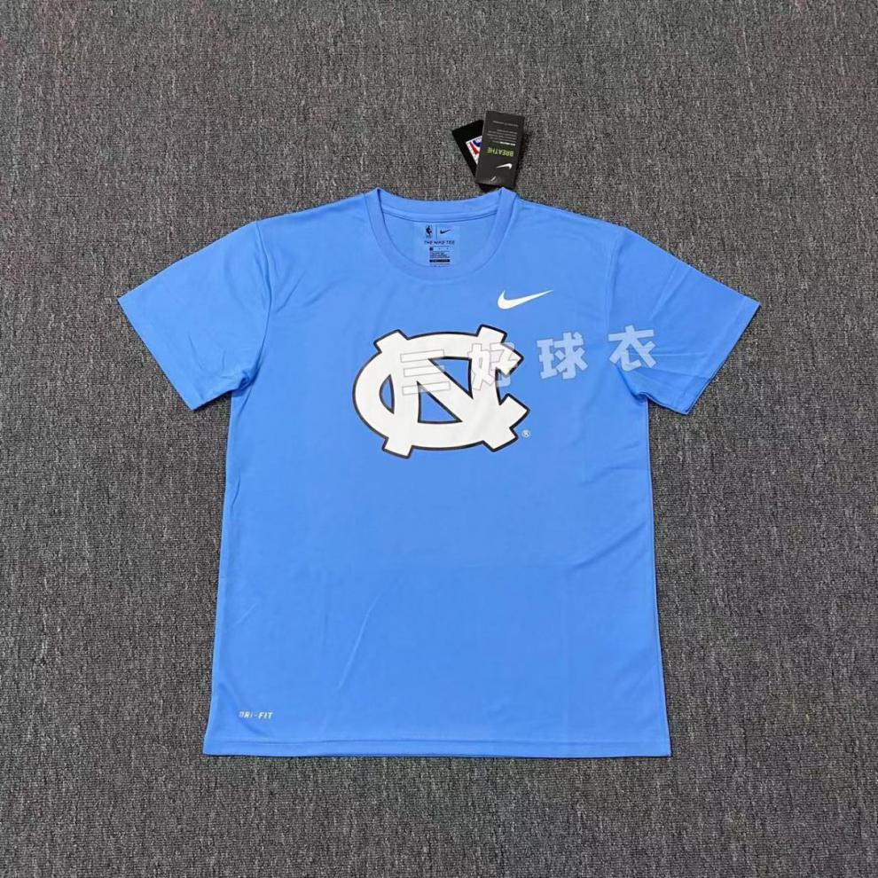 nacc俄勒冈大学鸭子速干短袖t恤北卡冈萨加篮球热训练投篮服男 鸭子
