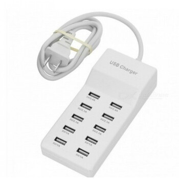 多口充电器10a 12口usb手机充电器5v 2a usb插排平板充电器大功率 byl