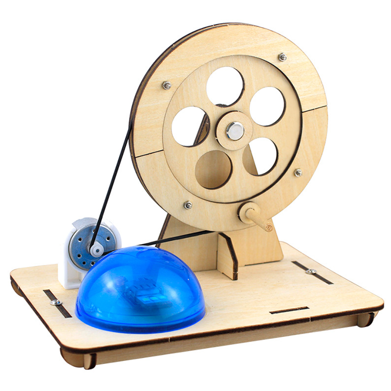 科技小制作手摇发电机儿童小学生科学实验小发明创意手工diy材料组装