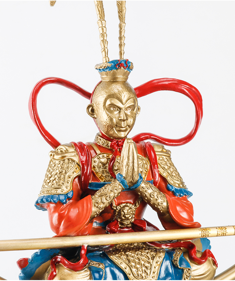 奥丹伊斗战胜佛孙悟空齐天大圣铜摆件创意办公室桌面装饰品开业礼品斗