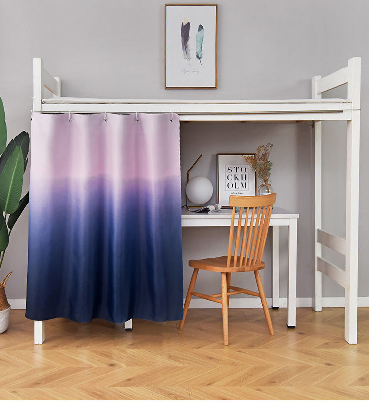 名品天成 大学生宿舍遮光帘上床下桌下铺桌帘男生寝室防风避光加厚