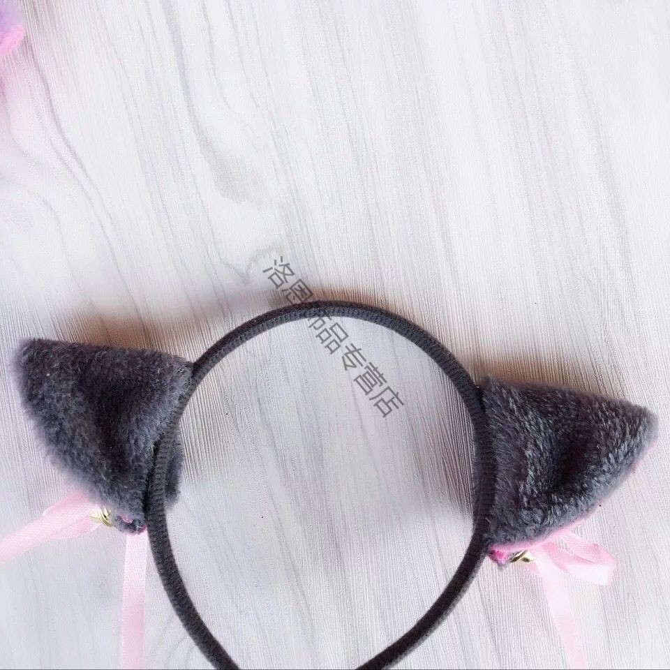 头饰发卡女日韩风格动漫展舞会可爱猫耳朵发箍头饰女仆动漫猫娘发夹