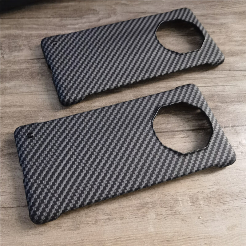 华为mate40rs保时捷设计无边框凯夫拉同款碳纤维纹理半包硬壳散热透气