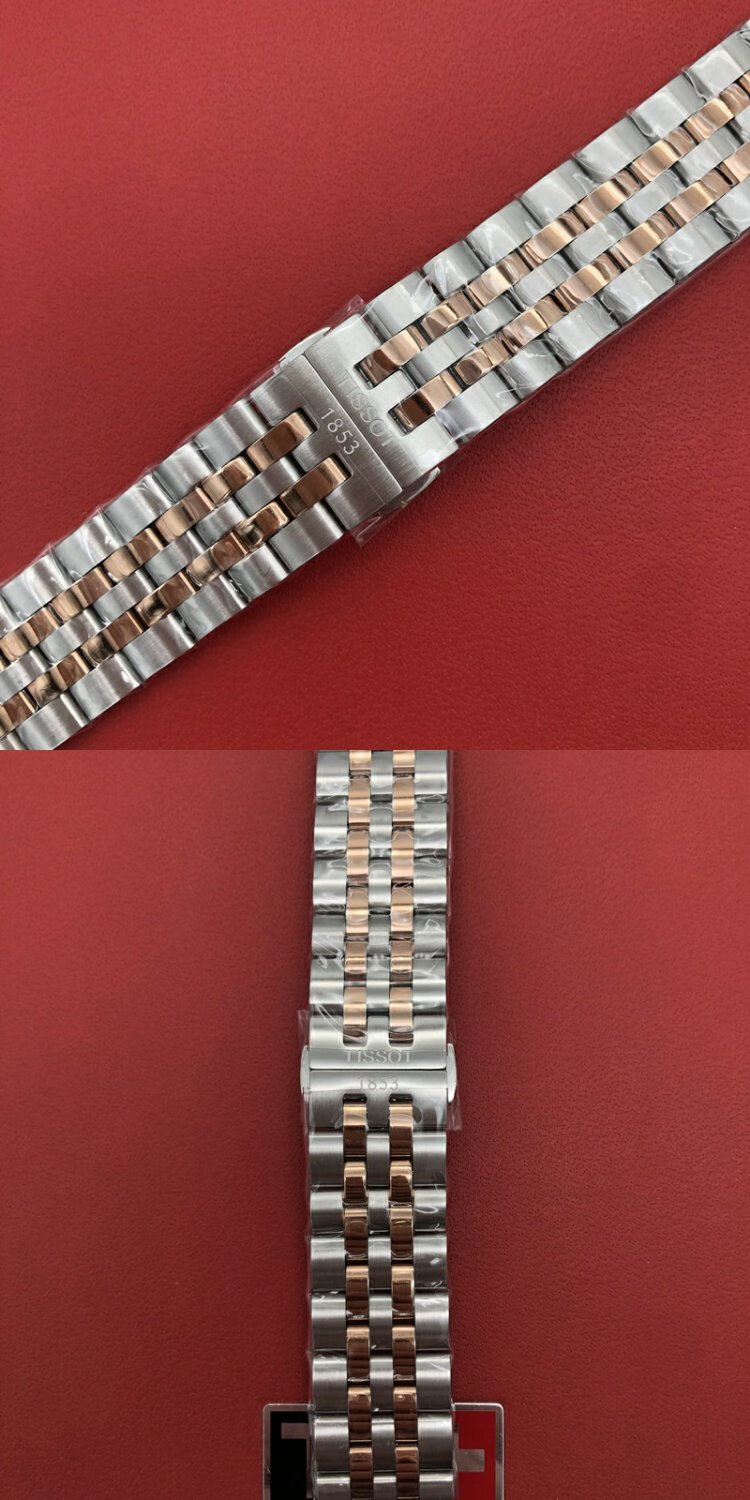 适用于适用天梭1853表链钢带宝环系列t108408at108208a原装手表带间