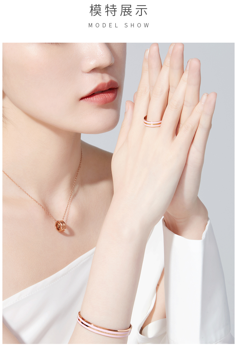 dw戒指独戒 dw戒指情侣一对男女对戒女士女款素圈独戒闺蜜指环官方