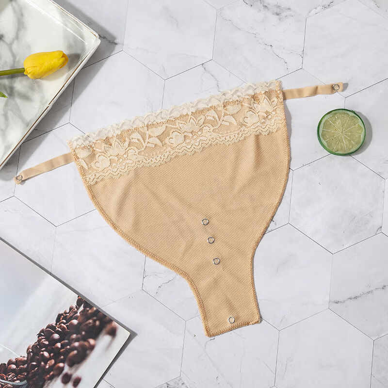 胸挡防走光一片式抹胸蕾丝花边裹胸遮胸衣女士挡胸神器黑色l21cm有