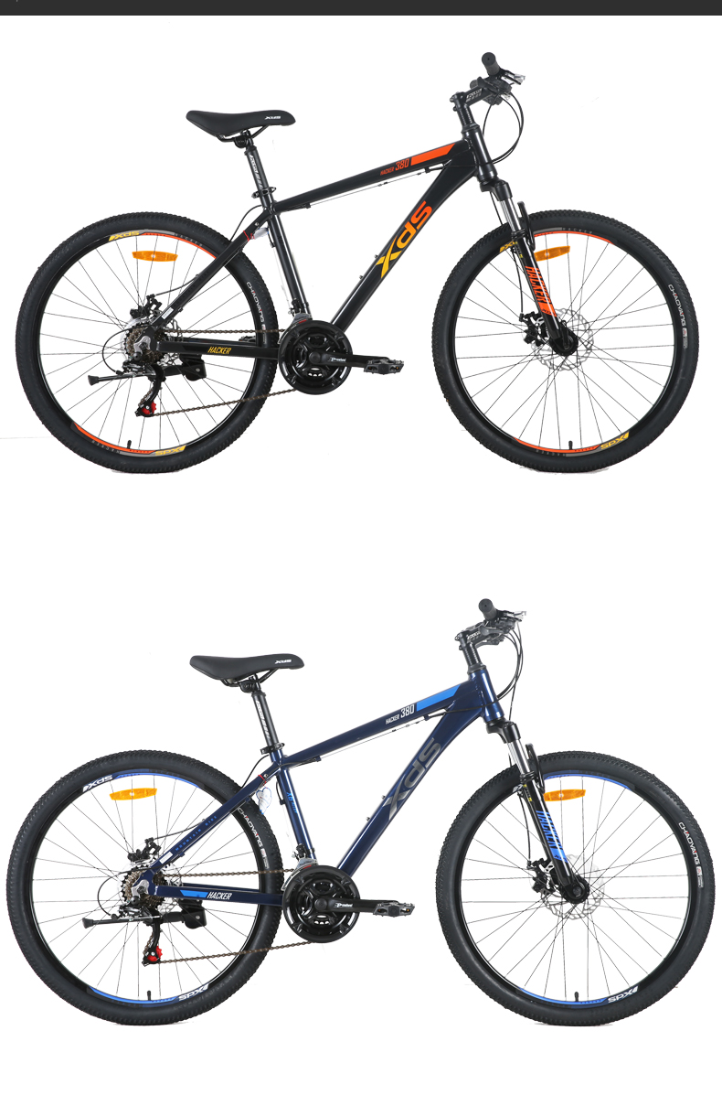 德盛rf380公路车 2022款黑客380a300铝合金山地自行车24/26寸21速碟刹