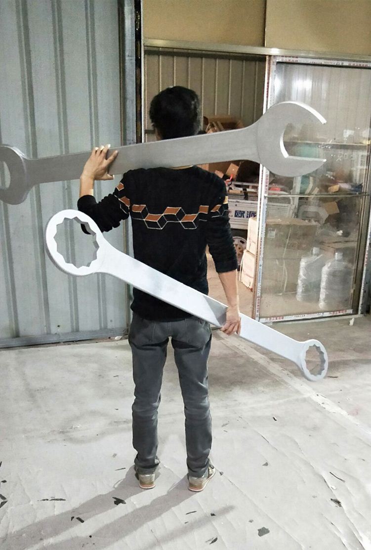 巨型扳手超大号勺子道具巨型鞋子扳手网红同款恶搞笑拍影视频模型摆件